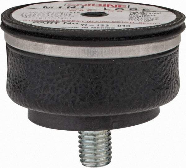 Value Collection - 100 psi Actuation: 140 Lb Ext, 620 Lb Compr, 5/16-18 & 5/8-11, 2.1" Stroke Len, Minisleeve Air Spring - 3.6" Extended Height, 1-1/2" Compressed Height, 3.6" Max OD at 100 psi, 90 to 600 Lb Capacity - Apex Tool & Supply