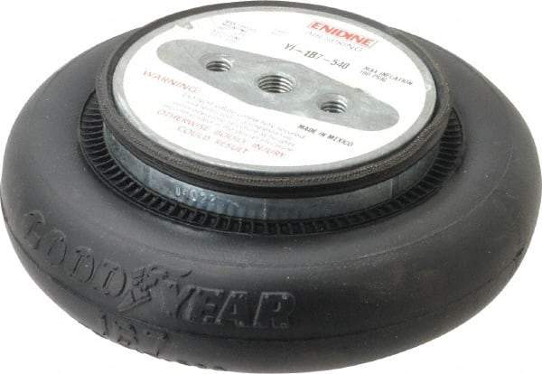 Value Collection - 100 psi Actuation: 445 Lb Ext, 2,635 Lb Compr, 3/8-16 & 3/8-16, 3.8" Stroke Len, Bellow Single Convolute Air Spring - 5.6" Extended Height, 1.8" Compressed Height, 7.7" Max OD at 100 psi, 260 to 2,225 Lb Capacity - Apex Tool & Supply