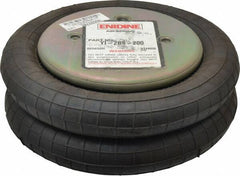 Value Collection - 100 psi Actuation: 540 Lb Ext, 5,435 Lb Compr, 3/8-16 & 3/8-16, 8" Stroke Len, Bellow Double Convolute Air Spring - 11-1/2" Extended Height, 3-1/2" Compressed Height, 10.3" Max OD at 100 psi, 250 to 3,615 Lb Capacity - Apex Tool & Supply