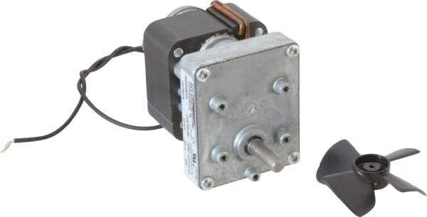 Made in USA - 115 Volt, 25 RPM, 136:1 Gear Ratio, CM Gearmotor - 30 Torque - Apex Tool & Supply