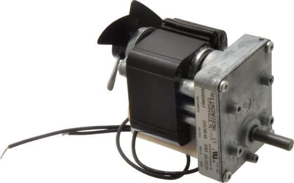 Made in USA - 115 Volt, 50 RPM, 69:1 Gear Ratio, CM Gearmotor - 20 Torque - Apex Tool & Supply