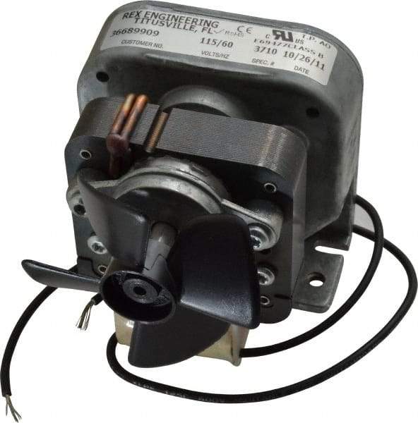 Made in USA - 115 Volt, 1 RPM, 3400:1 Gear Ratio, CD Gearmotor - 50 Torque - Apex Tool & Supply