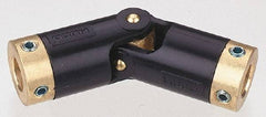 Value Collection - 3/8" Inside x 0.69" Outside Diam, Plastic Universal Joints with Brass Insert - 2.66" Long - Apex Tool & Supply
