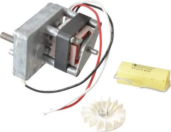 Made in USA - 115 Volt, 5 RPM, CM Reversible Gearmotor - 50 Torque - Apex Tool & Supply