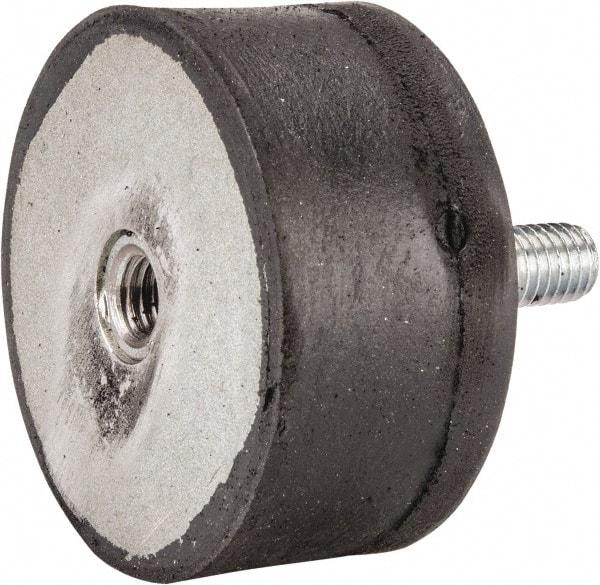 Tech Products - 540 Lb Capacity, 1/2-13 Plate/Stud Vibration Isolator - 3-1/8" Diam, 1-1/2" High - Apex Tool & Supply