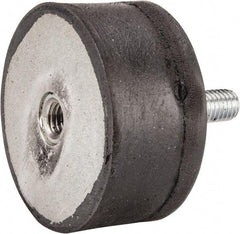Tech Products - 540 Lb Capacity, 1/2-13 Plate/Stud Vibration Isolator - 3-1/8" Diam, 1-1/2" High - Apex Tool & Supply