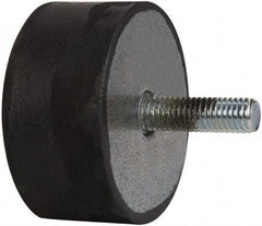 Tech Products - 1815 Lb Capacity, 1/2-13 Plate/Stud Vibration Isolator - 3-1/8" Diam, 1-1/2" High - Apex Tool & Supply