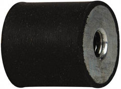 Tech Products - 25 Lb Capacity, 5/16-18 Plate/Plate Vibration Isolator - 1" Diam, 1" High - Apex Tool & Supply