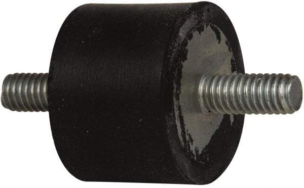 Tech Products - 47 Lb Capacity, 5/16-18 Stud/Stud Vibration Isolator - 1-3/8" Diam, 1" High - Apex Tool & Supply