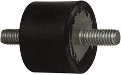 Tech Products - 47 Lb Capacity, 5/16-18 Stud/Stud Vibration Isolator - 1-3/8" Diam, 1" High - Apex Tool & Supply