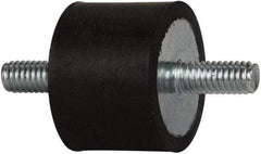 Tech Products - 125 Lb Capacity, 5/16-18 Stud/Stud Vibration Isolator - 1-3/8" Diam, 1" High - Apex Tool & Supply