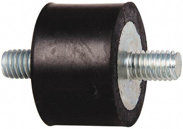 Tech Products - 185 Lb Capacity, 3/8-16 Stud/Stud Vibration Isolator - 1-1/2" Diam, 1" High - Apex Tool & Supply