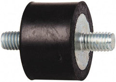 Tech Products - 185 Lb Capacity, 3/8-16 Stud/Stud Vibration Isolator - 1-1/2" Diam, 1" High - Apex Tool & Supply