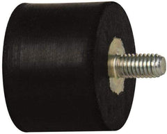 Tech Products - 55 Lb Capacity, 10-32 Plate/Stud Vibration Isolator - 1" Diam, 3/4" High - Apex Tool & Supply