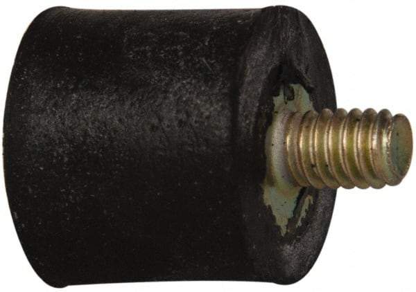 Tech Products - 14 Lb Capacity, 8-32 Plate/Stud Vibration Isolator - 9/16" Diam, 1/2" High - Apex Tool & Supply
