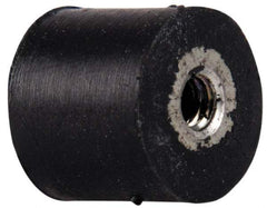 Tech Products - 9.5 Lb Capacity, 8-32 Plate/Plate Vibration Isolator - 9/16" Diam, 1/2" High - Apex Tool & Supply