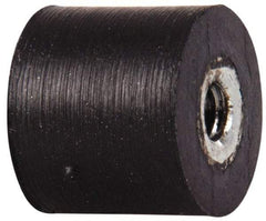 Tech Products - 18 Lb Capacity, 8-32 Plate/Plate Vibration Isolator - 9/16" Diam, 1/2" High - Apex Tool & Supply