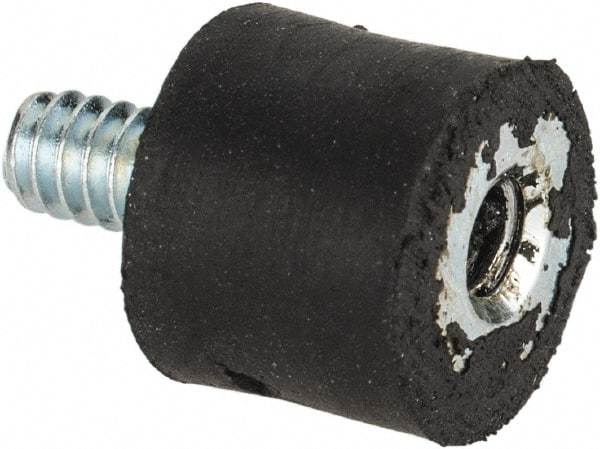 Tech Products - 4 Lb Capacity, 6-32 Plate/Stud Vibration Isolator - 3/8" Diam, 5/16" High - Apex Tool & Supply