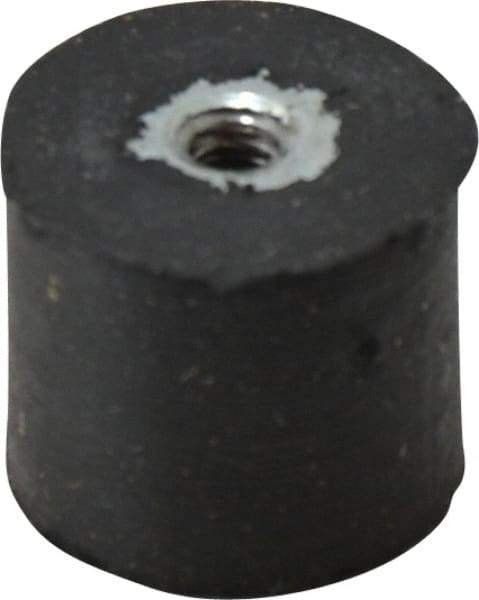 Tech Products - 18 Lb Capacity, 6-32 Plate/Plate Vibration Isolator - 9/16" Diam, 1/2" High - Apex Tool & Supply