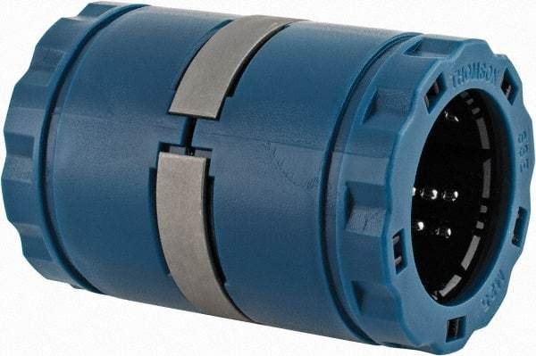 Thomson Industries - 25mm ID, 6,700 Lb Dynamic Load Capacity, Closed Linear Bearing - 40mm OD - Apex Tool & Supply