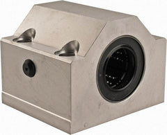 Thomson Industries - 25mm Inside Diam, 6,700 Lbs. Dynamic Capacity, Closed Single Pillow Block Linear Bearing - 60mm Overall Height x 78mm Overall Width, 40mm Btw Mount Hole Centers - Apex Tool & Supply