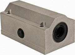 Thomson Industries - 12mm Inside Diam, 1,060 Lbs. Dynamic Capacity, Closed Twin Pillow Block Linear Bearing - 35mm Overall Height x 43mm Overall Width - Apex Tool & Supply