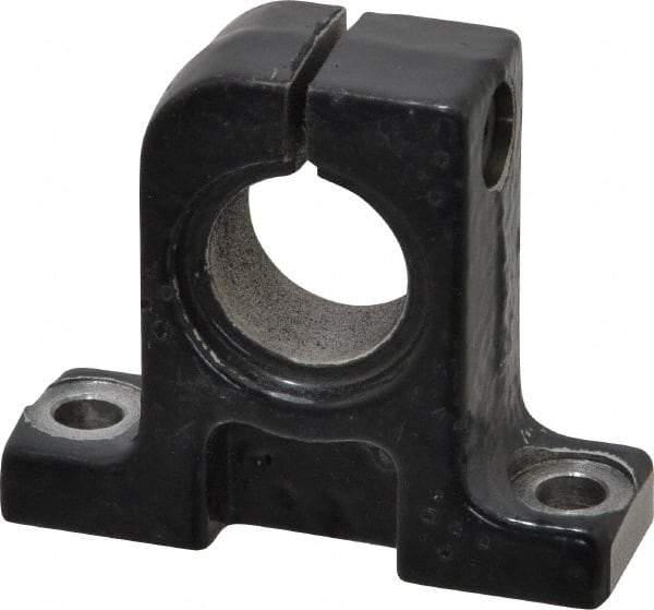 Thomson Industries - 16mm Diam, Malleable Iron Alloy Shaft Support - Plain Shafting - Apex Tool & Supply