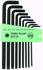 9 Piece - IP8; IP9; IP10; IP15; IP20; IP25; IP27; IP30; IP40 - TorxPlus L-Key Long Arm Set - Apex Tool & Supply
