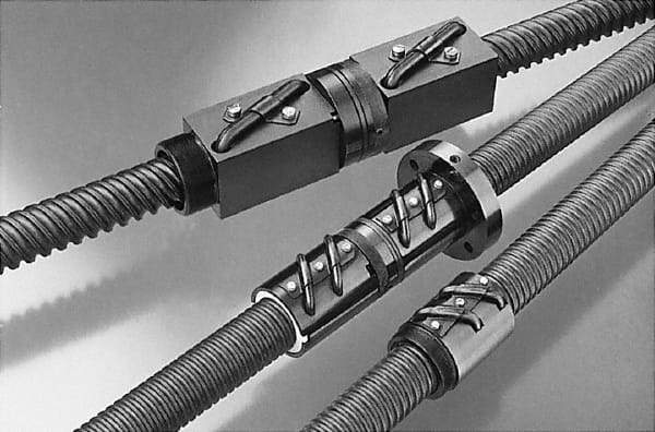 Thomson Industries - 3" Long, Standard Ballnut - 1" Lead Width, 1" Ball Circle Diam - Apex Tool & Supply