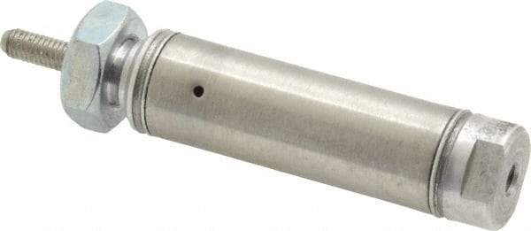 Norgren - 1/2" Stroke x 9/16" Bore Single Acting Air Cylinder - 10-32 Port, 10-32 Rod Thread - Apex Tool & Supply