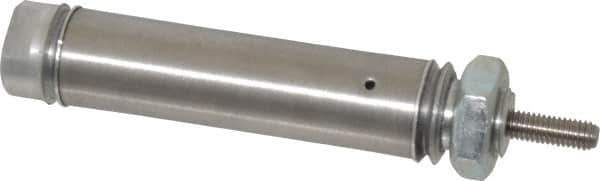 Norgren - 1" Stroke x 9/16" Bore Single Acting Air Cylinder - 10-32 Port, 10-32 Rod Thread - Apex Tool & Supply