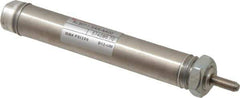 Norgren - 1-1/2" Stroke x 9/16" Bore Single Acting Air Cylinder - 10-32 Port, 10-32 Rod Thread - Apex Tool & Supply