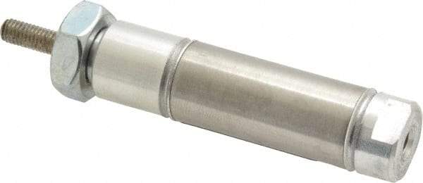 Norgren - 1/2" Stroke x 9/16" Bore Double Acting Air Cylinder - 10-32 Port, 10-32 Rod Thread - Apex Tool & Supply