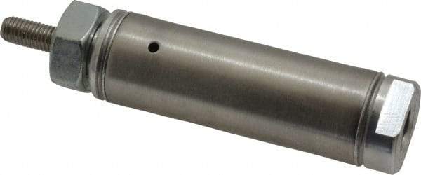 Norgren - 1" Stroke x 3/4" Bore Single Acting Air Cylinder - 1/8 Port, 1/4-28 Rod Thread - Apex Tool & Supply
