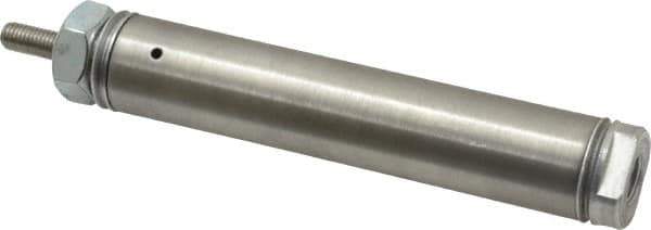 Norgren - 2" Stroke x 3/4" Bore Single Acting Air Cylinder - 1/8 Port, 1/4-28 Rod Thread - Apex Tool & Supply