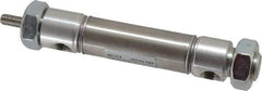 Norgren - 1" Stroke x 3/4" Bore Double Acting Air Cylinder - 1/8 Port, 1/4-28 Rod Thread - Apex Tool & Supply