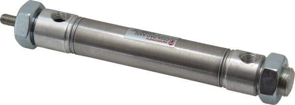 Norgren - 3" Stroke x 3/4" Bore Double Acting Air Cylinder - 1/8 Port, 1/4-28 Rod Thread - Apex Tool & Supply