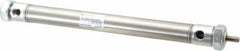 Norgren - 6" Stroke x 3/4" Bore Double Acting Air Cylinder - 1/8 Port, 1/4-28 Rod Thread - Apex Tool & Supply