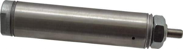 Norgren - 2" Stroke x 1-1/16" Bore Single Acting Air Cylinder - 1/8 Port, 5/16-24 Rod Thread - Apex Tool & Supply
