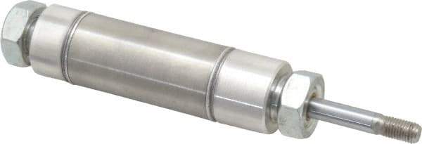 Norgren - 1" Stroke x 1-1/16" Bore Double Acting Air Cylinder - 1/8 Port, 5/16-24 Rod Thread - Apex Tool & Supply
