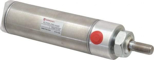 Norgren - 3" Stroke x 1-1/2" Bore Double Acting Air Cylinder - 1/8 Port, 7/16-20 Rod Thread - Apex Tool & Supply