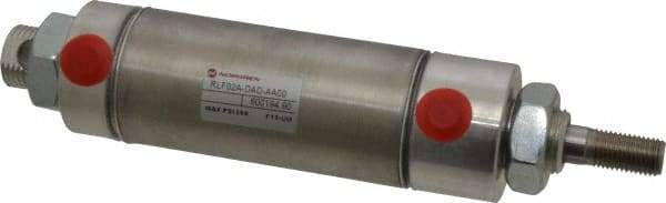 Norgren - 2" Stroke x 1-1/2" Bore Double Acting Air Cylinder - 1/8 Port, 7/16-20 Rod Thread - Apex Tool & Supply