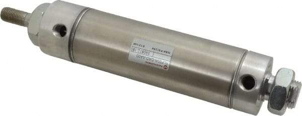 Norgren - 3" Stroke x 1-1/2" Bore Double Acting Air Cylinder - 1/8 Port, 7/16-20 Rod Thread - Apex Tool & Supply