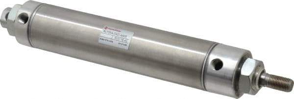 Norgren - 5" Stroke x 1-1/2" Bore Double Acting Air Cylinder - 1/8 Port, 7/16-20 Rod Thread - Apex Tool & Supply