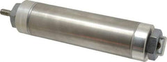 Norgren - 6" Stroke x 2-1/2" Bore Double Acting Air Cylinder - 1/4 Port, 1/2-20 Rod Thread - Apex Tool & Supply