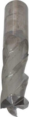 Niagara Cutter - 1", 3" LOC, 1" Shank Diam, 6" OAL, 4 Flute, Solid Carbide Square End Mill - Single End, Uncoated, Spiral Flute, 30° Helix, Centercutting, Right Hand Cut, Right Hand Flute, Series C430 - Apex Tool & Supply