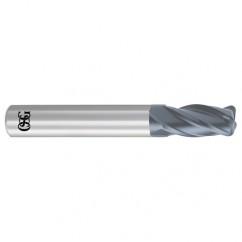 7/16 x 7/16 x 1 x 2-3/4 4Fl .030 C/R Carbide End Mill - WXL - Apex Tool & Supply