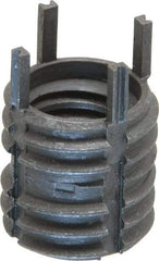 Recoil - 3/8-16 Internal, 1/2-13 External, 1/2" Insert Length, Thin Wall Keylocking Thread Inserts - Stainless Steel, Passivated Finish, Grade 303 - Apex Tool & Supply