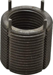 Recoil - M24x2.00 Internal, M33x2.00 External, 33mm Insert Length, Heavy Duty Keylocking Thread Inserts - Carbon Steel, Zinc Phosphate Finish, Grade C1215 - Apex Tool & Supply