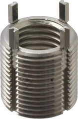 Recoil - M16x2.00 Internal, M22x1.50 External, 22mm Insert Length, Heavy Duty Keylocking Thread Inserts - Stainless Steel, Passivated Finish, Grade 303 - Apex Tool & Supply